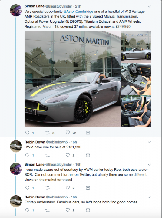 Vantage AMR - Page 71 - Aston Martin - PistonHeads