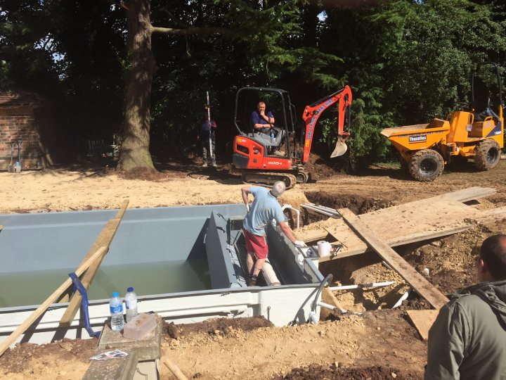 11m x 4m outdoor swimming pool in 3 weeks (with paving) - Page 1 - Homes, Gardens and DIY - PistonHeads