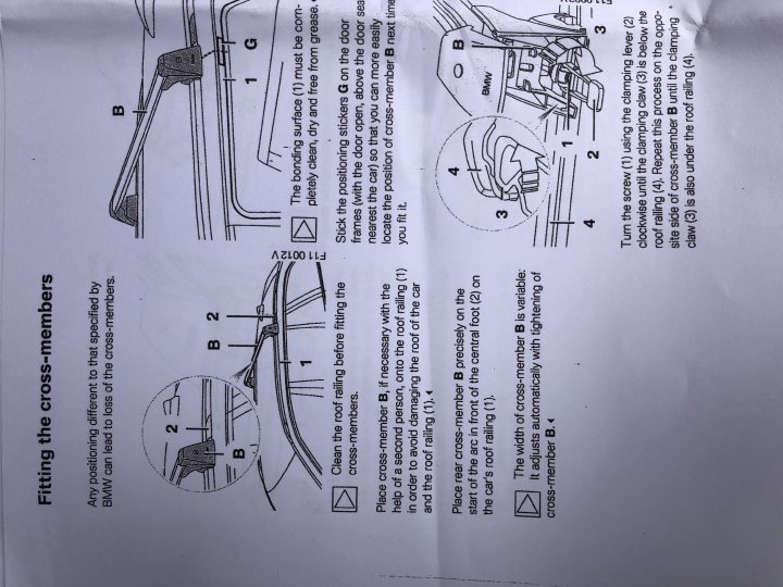 F11 2016 Roof Bar Fitting help  - Page 1 - BMW General - PistonHeads