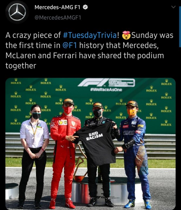 Official 2020 Austrian & Styrian Grand Prix Thread *Spoilers - Page 84 - Formula 1 - PistonHeads