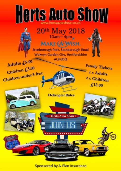 Herts Auto Show 20th May - Page 1 - Herts, Beds, Bucks & Cambs - PistonHeads