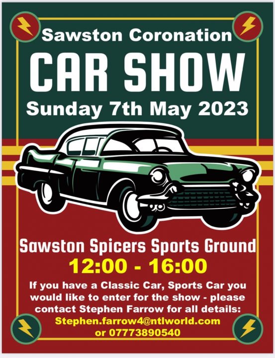 Sawston Coronation Car Show - Page 1 - Herts, Beds, Bucks & Cambs - PistonHeads UK