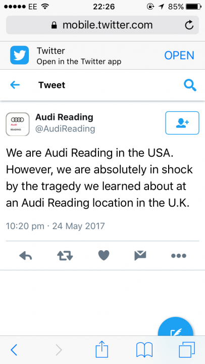 Teenage Audi mechanic committed suicide after bullying - Page 1 - News, Politics & Economics - PistonHeads