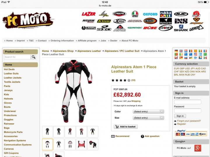 Expensive leathers - Page 1 - Biker Banter - PistonHeads