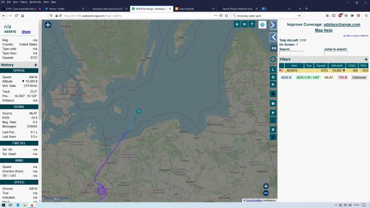 Cool things seen on FlightRadar - Page 159 - Boats, Planes & Trains - PistonHeads
