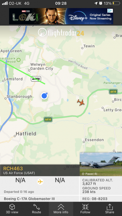 Cool things seen on FlightRadar - Page 293 - Boats, Planes & Trains - PistonHeads UK