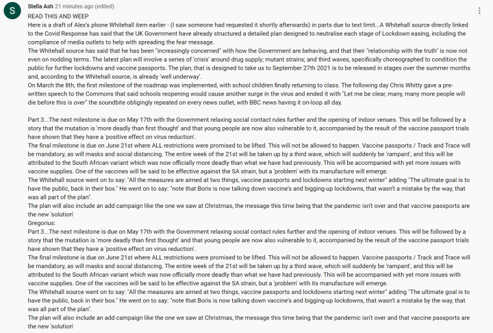 CV19 - Cure worse than the disease? (Vol 11) - Page 403 - News, Politics & Economics - PistonHeads UK - The image displays a screenshot of a social media platform, featuring a post with text in English. The user has shared an article titled "Tweets: Wine Tasting for Beginners." The content of the post is not fully visible, but the text includes statements about the author's experience and expertise in wine tasting. There are also images and graphics related to the article, including a chart or diagram at the bottom right of the screenshot. The user interface elements such as like count, comments, shares, and other interactive features typical for social media platforms are visible around the post.