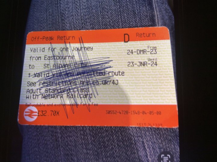 Can I get this train ticket refunded? - Page 3 - Speed, Plod & the Law - PistonHeads UK