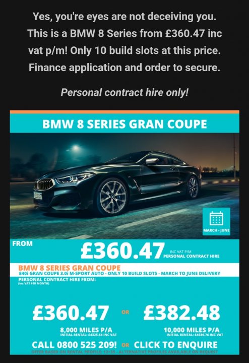 840i M Sport Lease Deal - Page 237 - BMW General - PistonHeads UK
