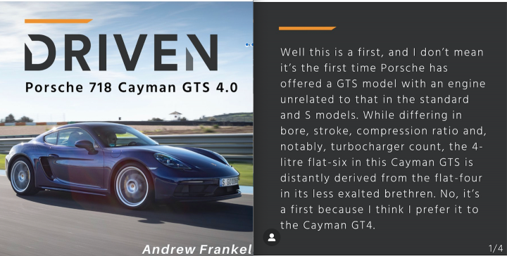 718 GTS 4.0…  - Page 60 - Boxster/Cayman - PistonHeads