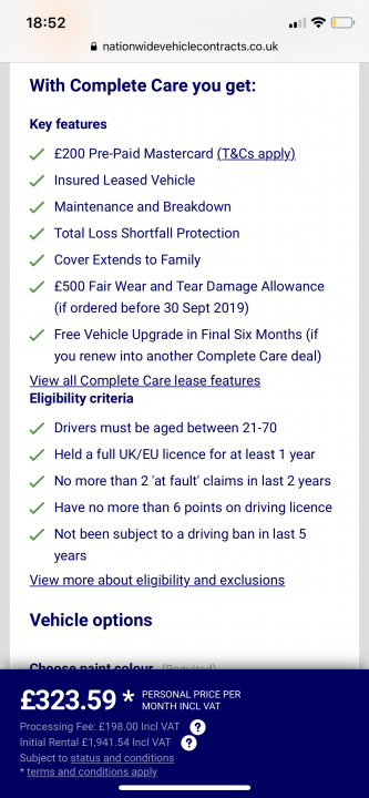 ‘Complete care’ / all inclusive lease deals  - Page 1 - Car Buying - PistonHeads