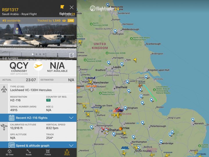 Cool things seen on FlightRadar - Page 501 - Boats, Planes & Trains - PistonHeads UK