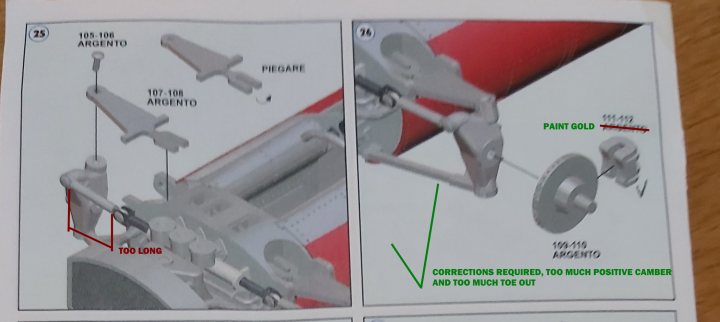 Surtees Ferrari 158 tameo wct kit - Page 2 - Scale Models - PistonHeads UK - The image depicts a set of instructional diagrams related to mechanical work. There are three diagrams in total, each showing a different part of the object being worked on. The top left diagram is labeled as "36", the bottom right has a "5" label, and there's an "8" label on the bottom left. The parts shown include what appears to be a wheelbarrow or a trolley with wheels, and various mechanical components such as a pulley system, axles, and other tools that might be used for repair or construction. The diagrams are detailed, showing multiple views of the object's assembly and disassembly processes. These diagrams seem to be part of an educational or instructional manual, likely for assembly or maintenance purposes.