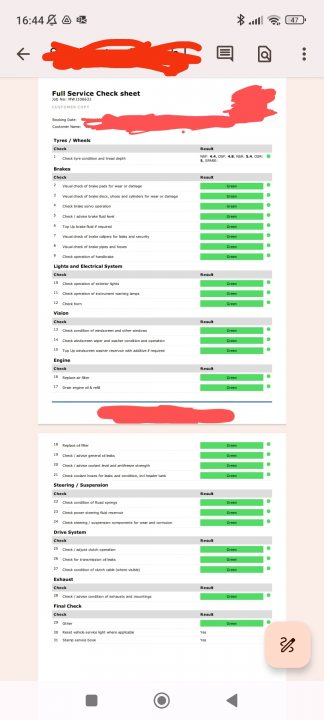 Full car service query - Page 1 - General Gassing - PistonHeads UK