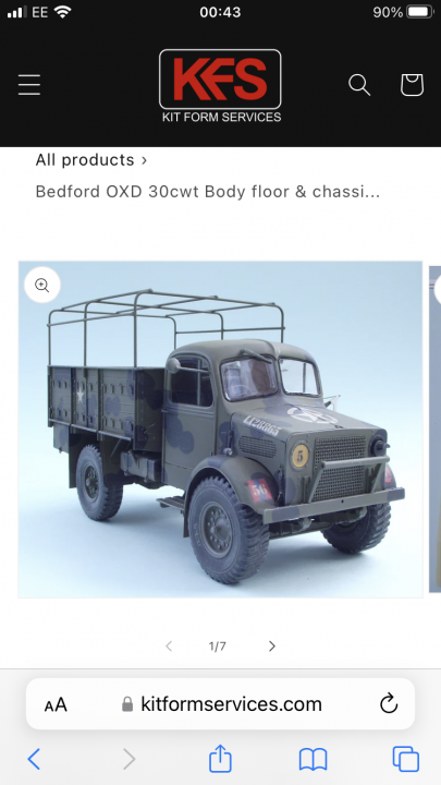 Bedford MWD model to match real Resto project - Page 1 - Scale Models - PistonHeads UK