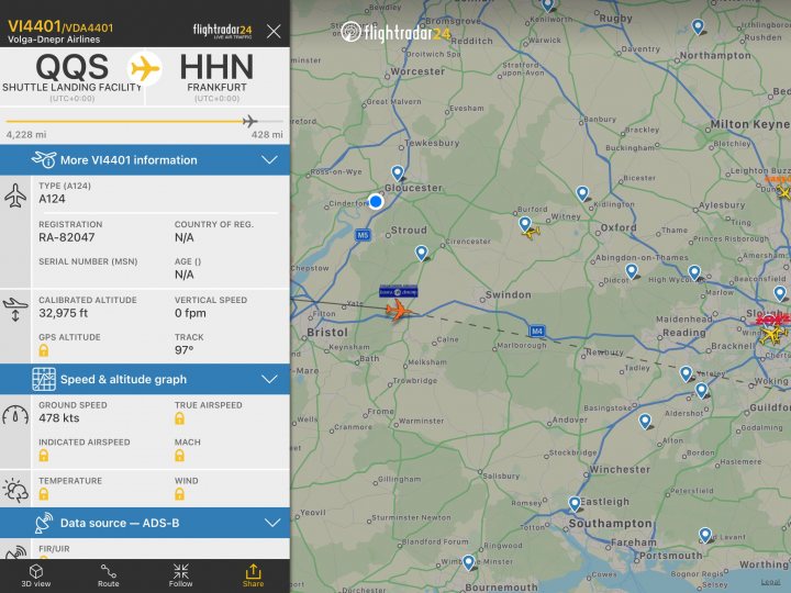 Cool things seen on FlightRadar - Page 269 - Boats, Planes & Trains - PistonHeads UK