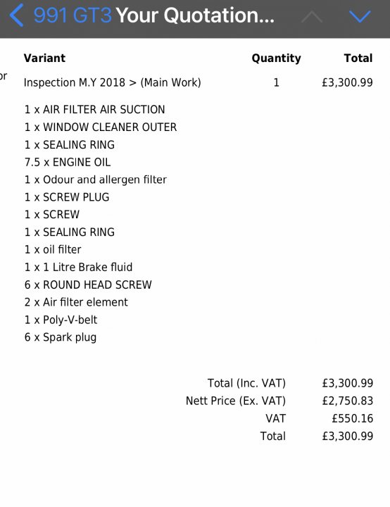 991.2 GT3 Major Servicing Costs   - Page 4 - 911/Carrera GT - PistonHeads UK