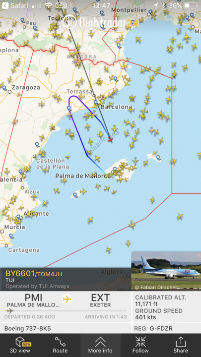 Cool things seen on FlightRadar - Page 57 - Boats, Planes & Trains - PistonHeads