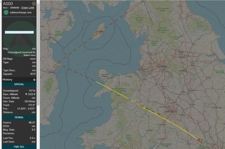 Cool things seen on FlightRadar - Page 432 - Boats, Planes & Trains - PistonHeads UK