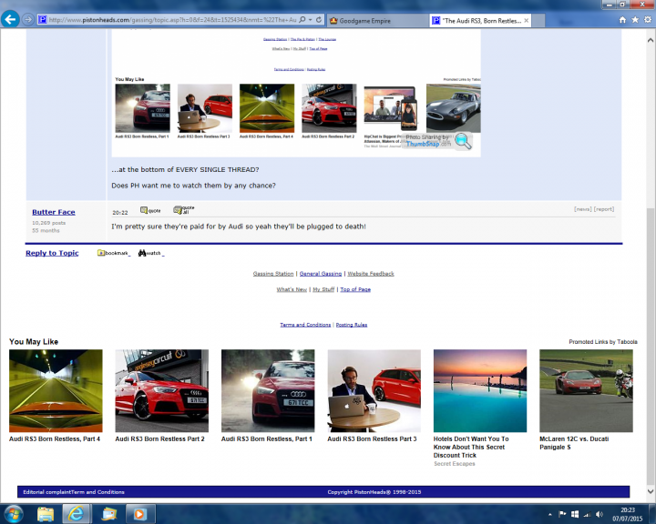 "The Audi RS3, Born Restless Part 1-4..." - Page 1 - Website Feedback - PistonHeads
