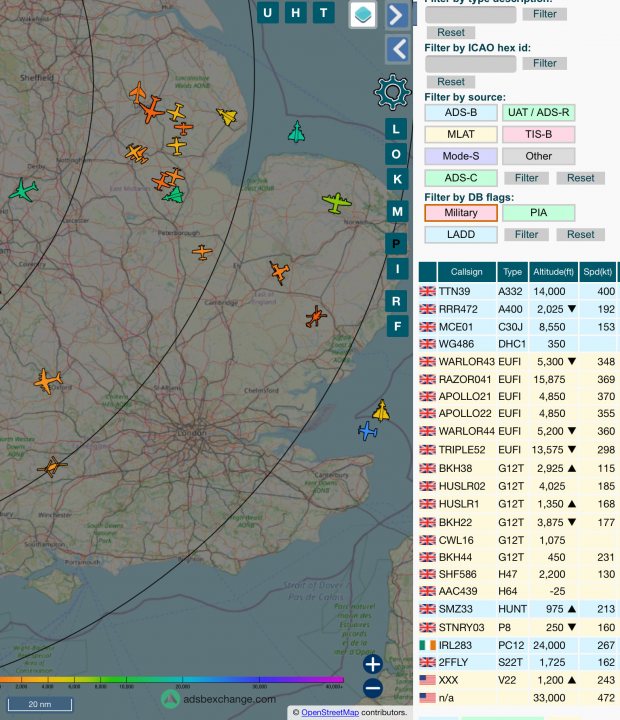Cool things seen on FlightRadar - Page 299 - Boats, Planes & Trains - PistonHeads UK