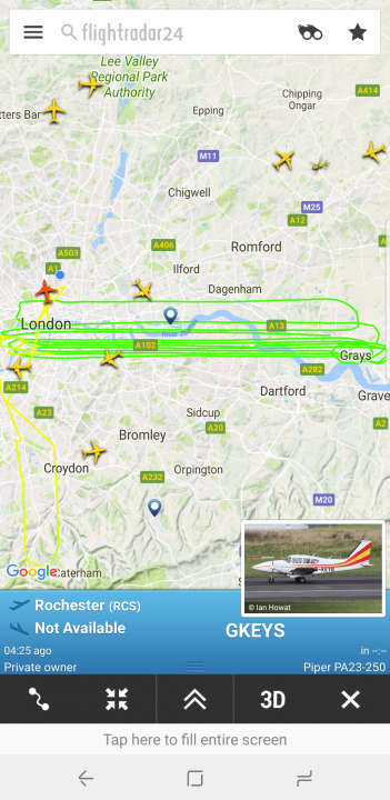 Cool things seen on FlightRadar - Page 24 - Boats, Planes & Trains - PistonHeads