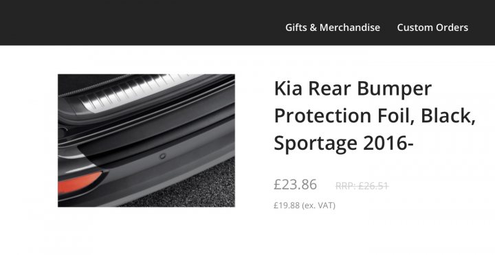 Kia Sportage bumper protector - Page 1 - Hyundai & Kia - PistonHeads UK