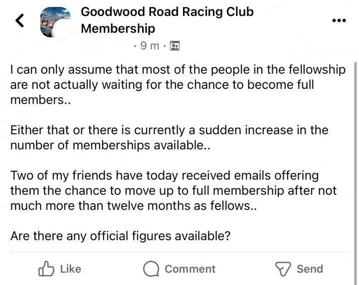 Goodwood Full Membership  - Page 3 - Goodwood Events - PistonHeads UK