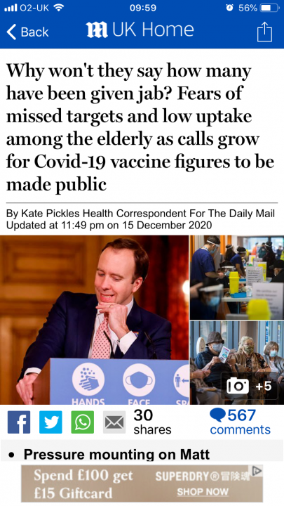 How many have been vaccinated so far?  - Page 1 - News, Politics & Economics - PistonHeads UK