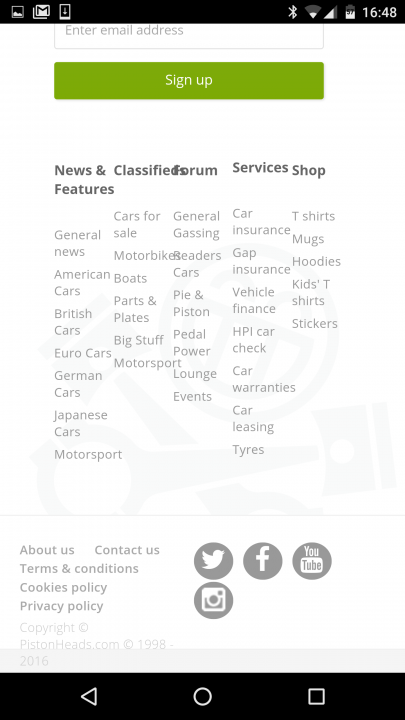 New Homepage test starting Tuesday 20th September - Page 6 - Website Feedback - PistonHeads