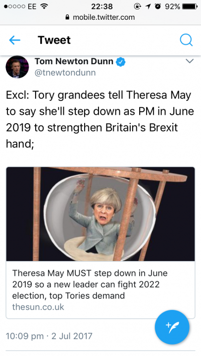 Theresa May - Page 124 - News, Politics & Economics - PistonHeads
