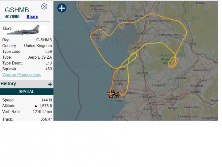 Cool things seen on FlightRadar - Page 194 - Boats, Planes & Trains - PistonHeads