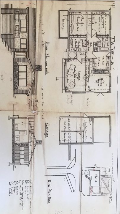 Ok for me to knock this small wall down?  - Page 2 - Homes, Gardens and DIY - PistonHeads - The image showcases a meticulously drawn architectural blueprint. The blueprint features detailed drawings of various rooms within a house, each labeled with the name of the room it represents. The drawing style is technical and precise, indicative of professional architectural plans. The scale of the plan is marked, providing accuracy in the dimensions of the rooms depicted. This blueprint serves as a comprehensive guide for constructing the house, illustrating every component from floor to ceiling.