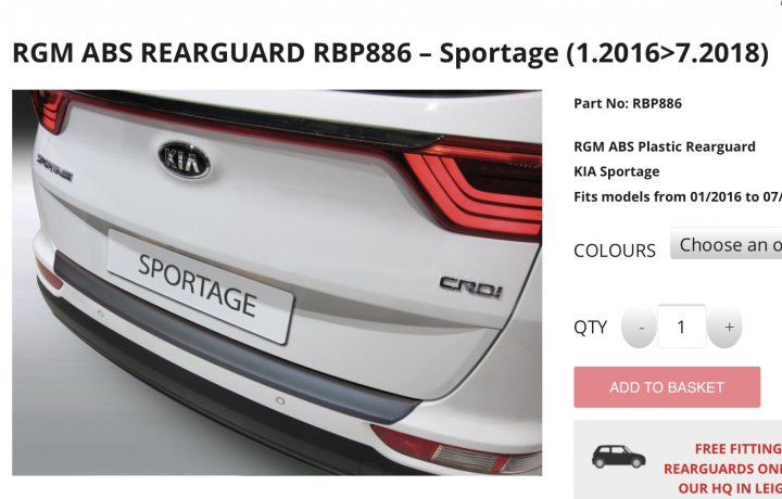 Kia Sportage bumper protector - Page 1 - Hyundai & Kia - PistonHeads UK