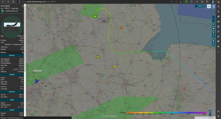 Cool things seen on FlightRadar - Page 502 - Boats, Planes & Trains - PistonHeads UK