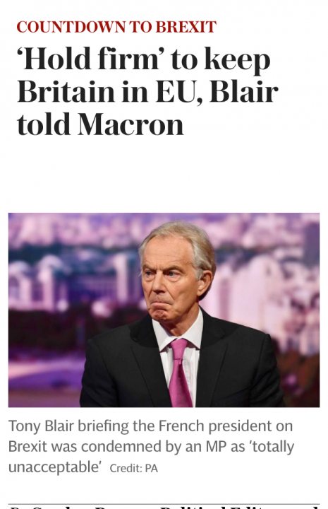 Tony Blair is a national hero - Page 36 - News, Politics & Economics - PistonHeads