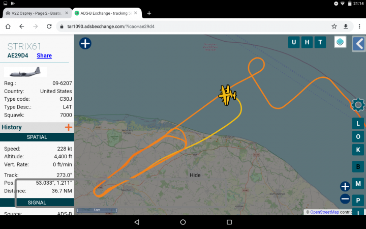 Cool things seen on FlightRadar - Page 172 - Boats, Planes & Trains - PistonHeads