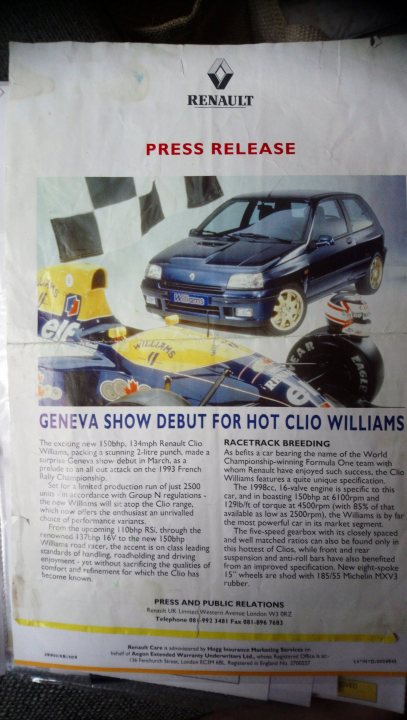 Williams clio - Page 5 - Readers' Cars - PistonHeads UK