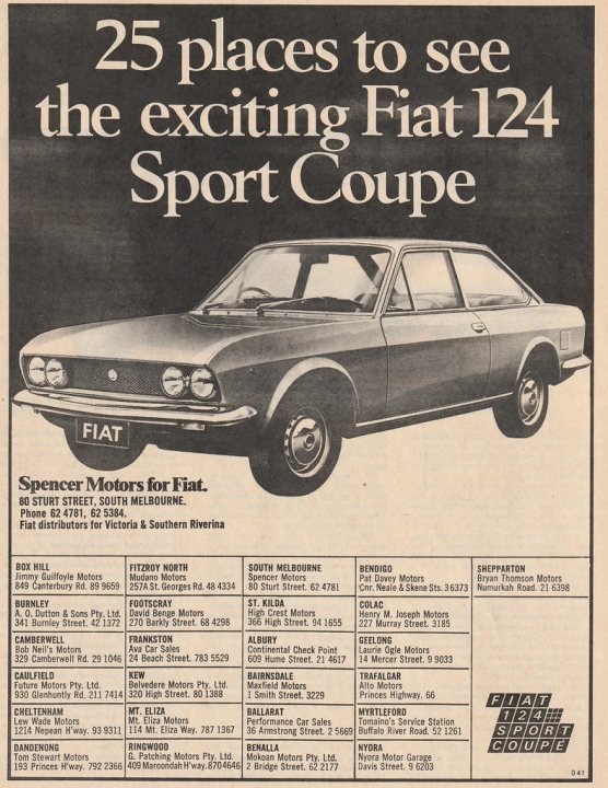 1973 Fiat 124 Sport Coupe 1800 - Page 41 - Readers' Cars - PistonHeads