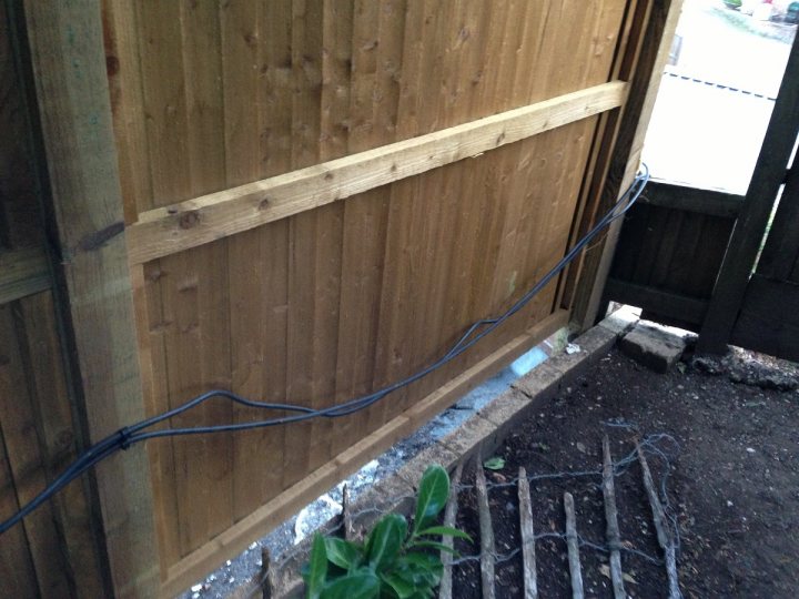 neighbour ran electric cable down fence on my side, advice - Page 1 - Homes, Gardens and DIY - PistonHeads