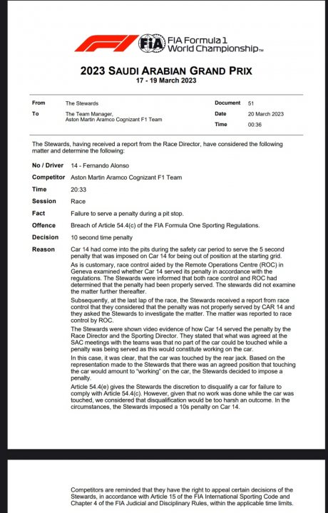 Official 2023 Saudi Arabia Grand Prix Thread ***SPOILERS*** - Page 51 - Formula 1 - PistonHeads UK