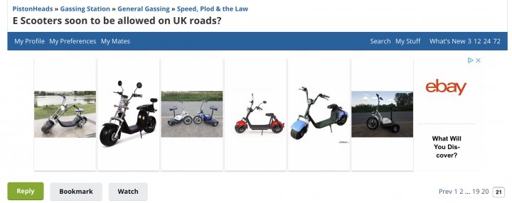 E Scooters soon to be allowed on UK roads? - Page 21 - Speed, Plod & the Law - PistonHeads
