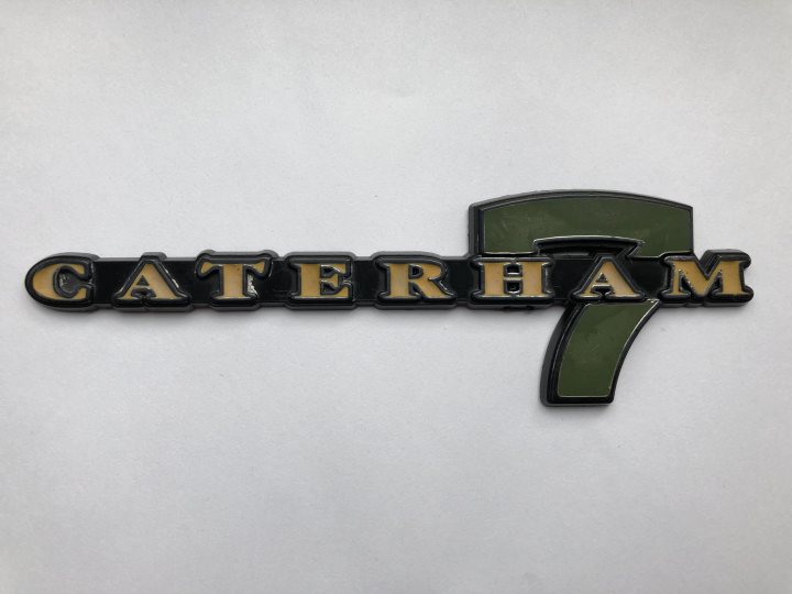 Looking for this rear badge - Page 1 - Caterham - PistonHeads