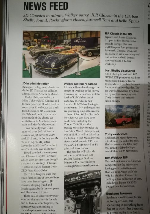 JD Classics, what have they been up to? - Page 60 - Classic Cars and Yesterday's Heroes - PistonHeads