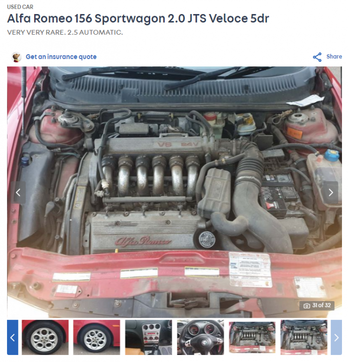 Alfa Romeo 156 2.5 v6 - Page 2 - Readers' Cars - PistonHeads