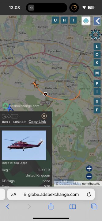 Cool things seen on FlightRadar - Page 508 - Boats, Planes & Trains - PistonHeads UK