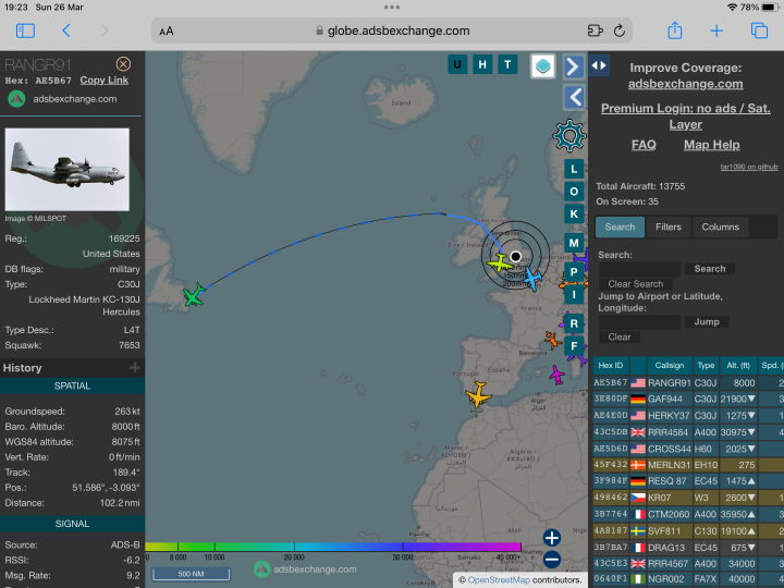 Cool things seen on FlightRadar - Page 506 - Boats, Planes & Trains - PistonHeads UK