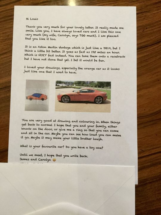 Fan mail - Page 1 - Aston Martin - PistonHeads