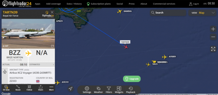 Cool things seen on FlightRadar - Page 429 - Boats, Planes & Trains - PistonHeads UK