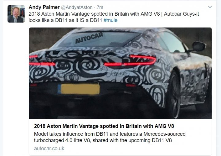 Latest Tosh - Page 1 - Aston Martin - PistonHeads